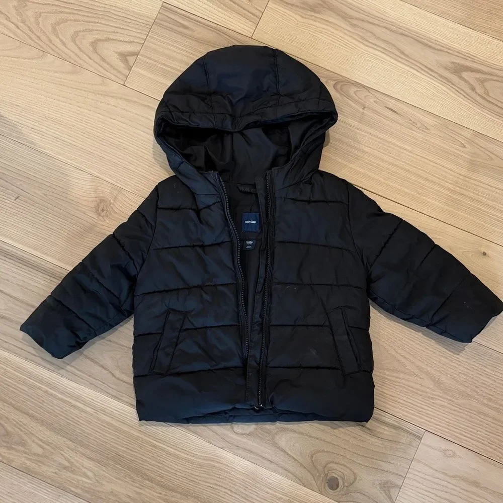 BabyGap Black Kids Puffer Coat